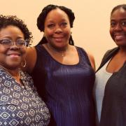 Arnise Moultrie (left) daughter of Mary Moultrie with other family members