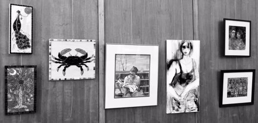 photo of portion of artwork in gallery