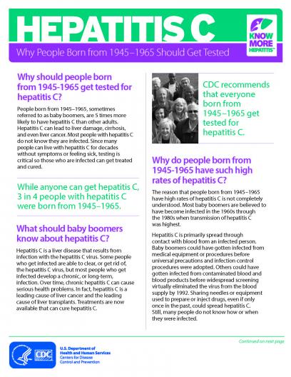 Hep C pamphlet image