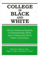 Cover of College in Black and White