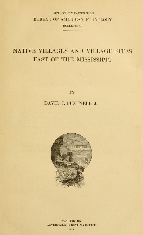 Cover of Native Villages and Village Sites East of the Mississippi