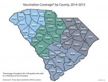 SC Vaccination map