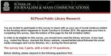 sc public library flood survey graphic