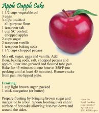 apple dapple cake recipe image