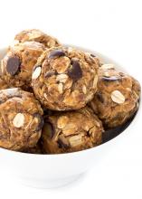 Photo of peanut butter chocolate chip energy balls